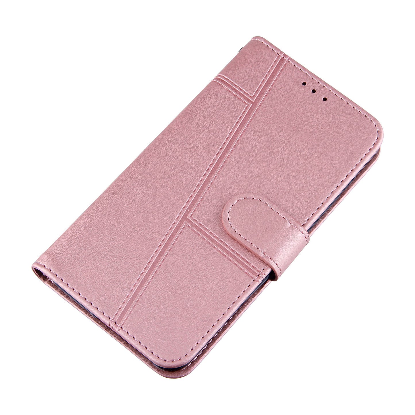 Simple Two-Tone Calfskin Phone Case For Sony,1010
