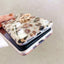 Shell-Print Leopard-Print Ring Phone Case With Diamonds For Samsung,974