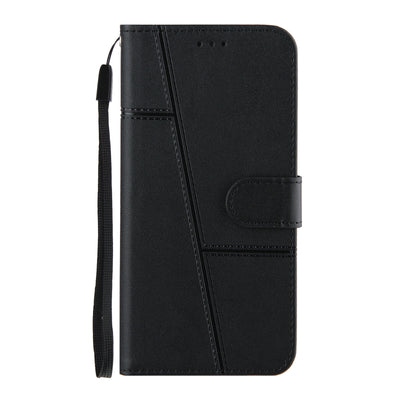 Simple Two-Tone Calfskin Phone Case For Infinix,1010