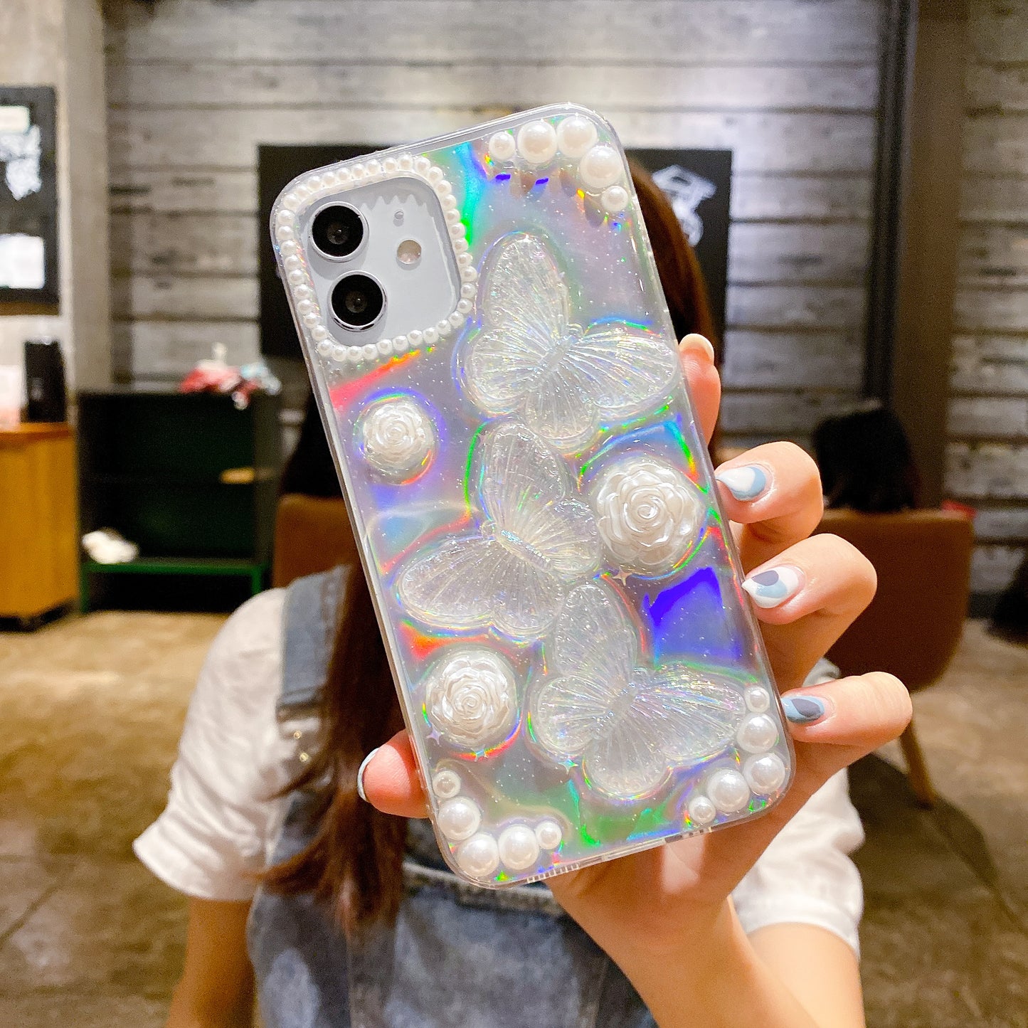 Pearl Symphony Butterfly Phone Case For Huawei,1217