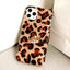 Shell-Print Leopard-Print Ring Phone Case With Diamonds For Samsung,974