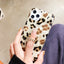 Shell-Print Leopard-Print Ring Phone Case With Diamonds For Samsung,974