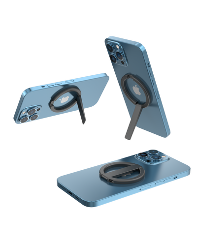 Folding metal Cell Phone Grip Holder Collapsible Phone support Uv Process Custom Phone Ring Removable