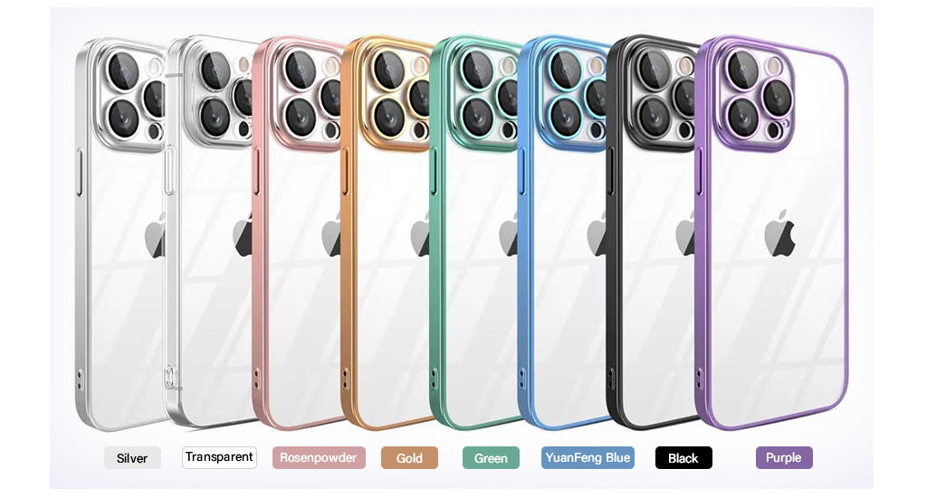 Factory Price Wholesale Custom Transparent PC Mobile Phone ATB Electroplated Transparent Case