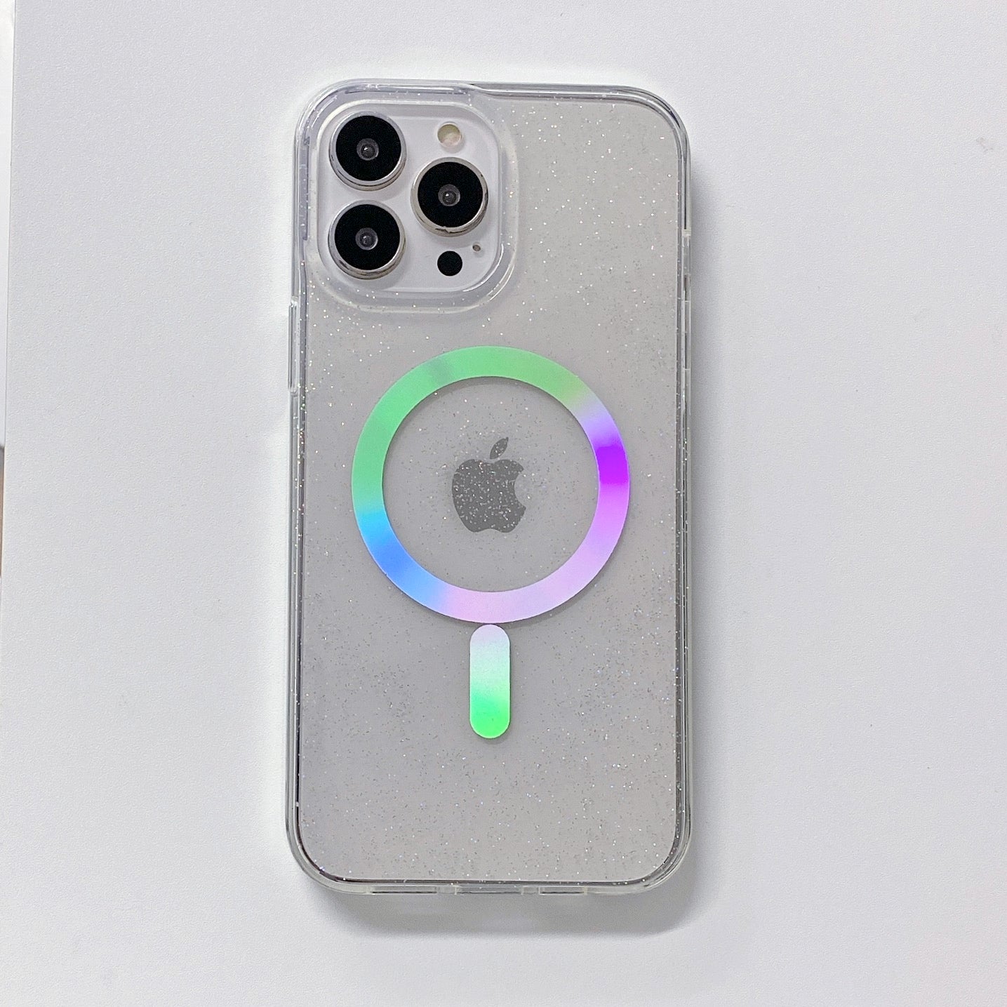 Glitter Phone Case For iphone 14 case Flash powder Four-corner anti-collision Magnetic Phone cover for iphone 12 13 pro max