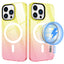 original hybrid color silicone transparent magsafing wireless charging phone case for iphone 11 pro max