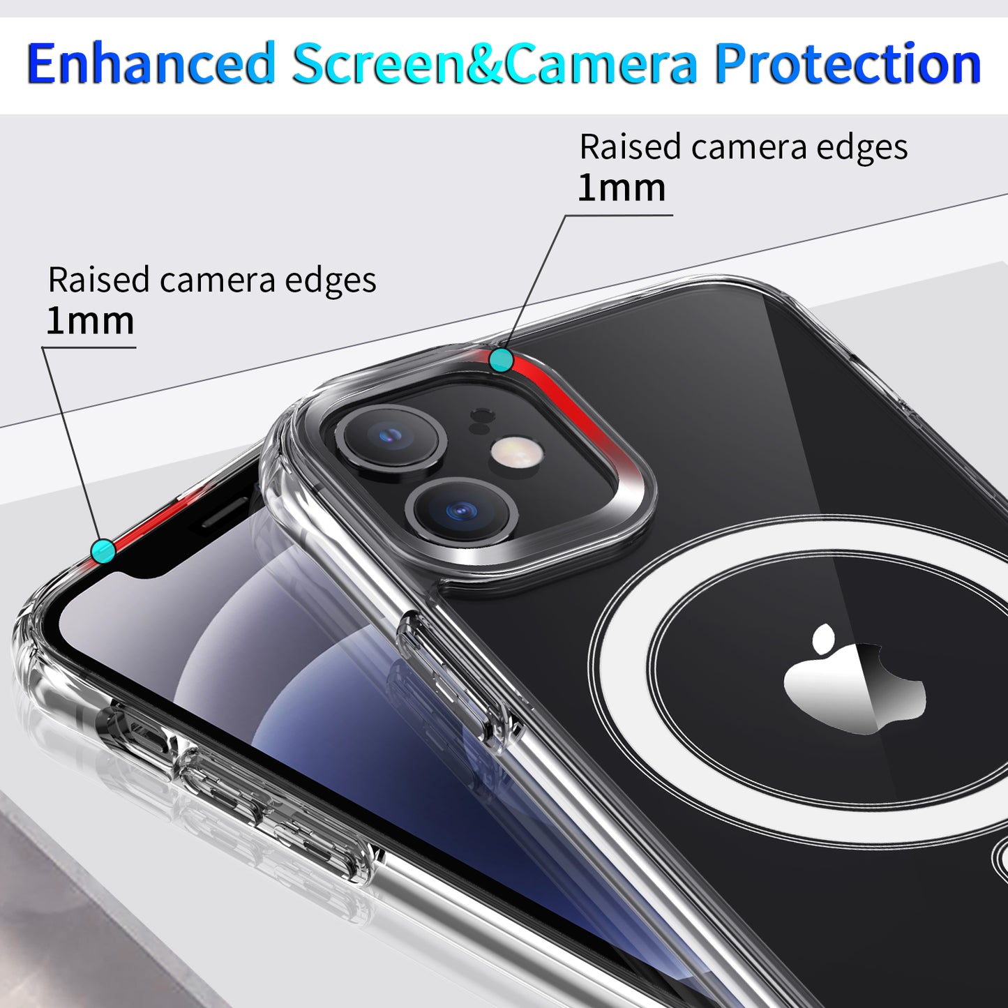 Bestsellers Clear Transparent Airbag Case Magnetic Patch phone case for iphone 14 max