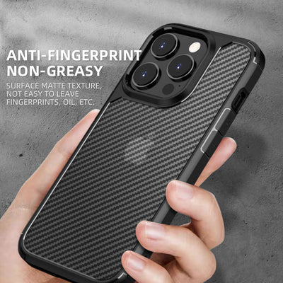 ATB Pion-eer Series Semi-Permeable Carbon Fiber Pattern Phone Case