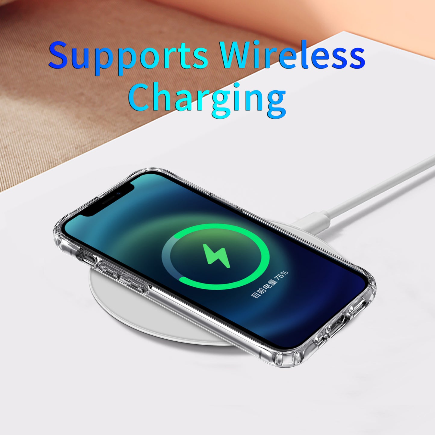 New Arrived Magnetic Clear Phone Case cover magnetic transparent wireless charging Magnetic ring Case For iPhone  14 Pro Max