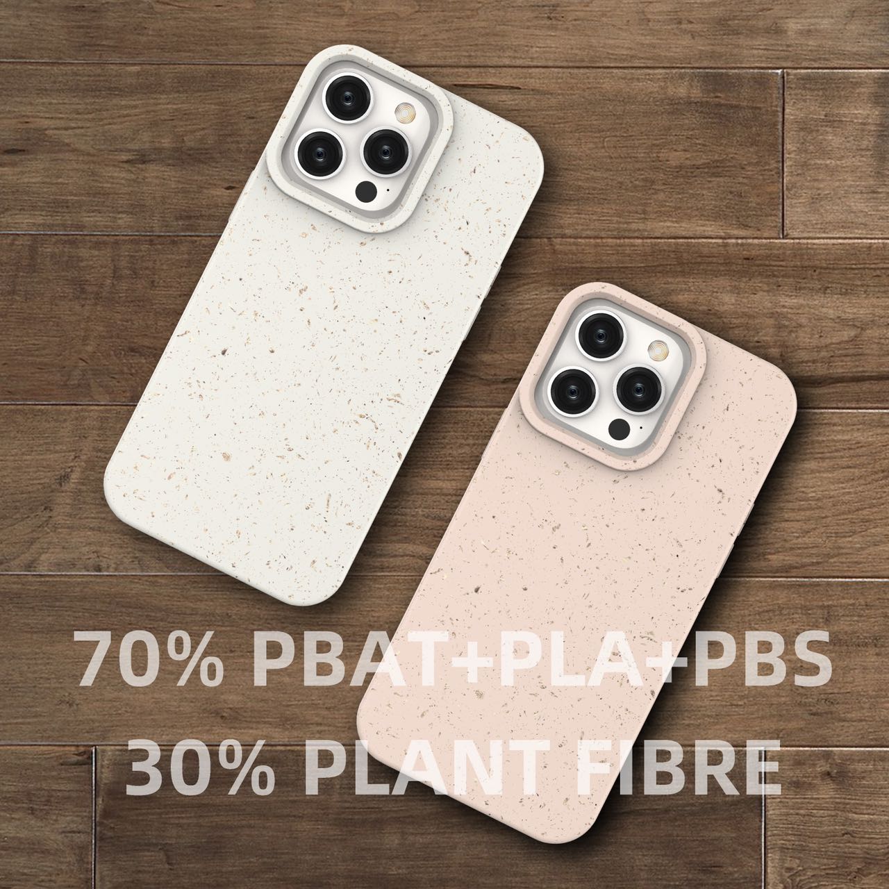 hot selling new material environmental friendly 100% degradable composed wheat straw phone case for iphone 11 pro max