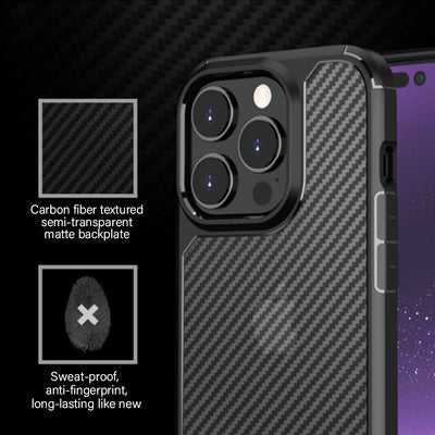 ATB Pion-eer Series Semi-Permeable Carbon Fiber Pattern Phone Case