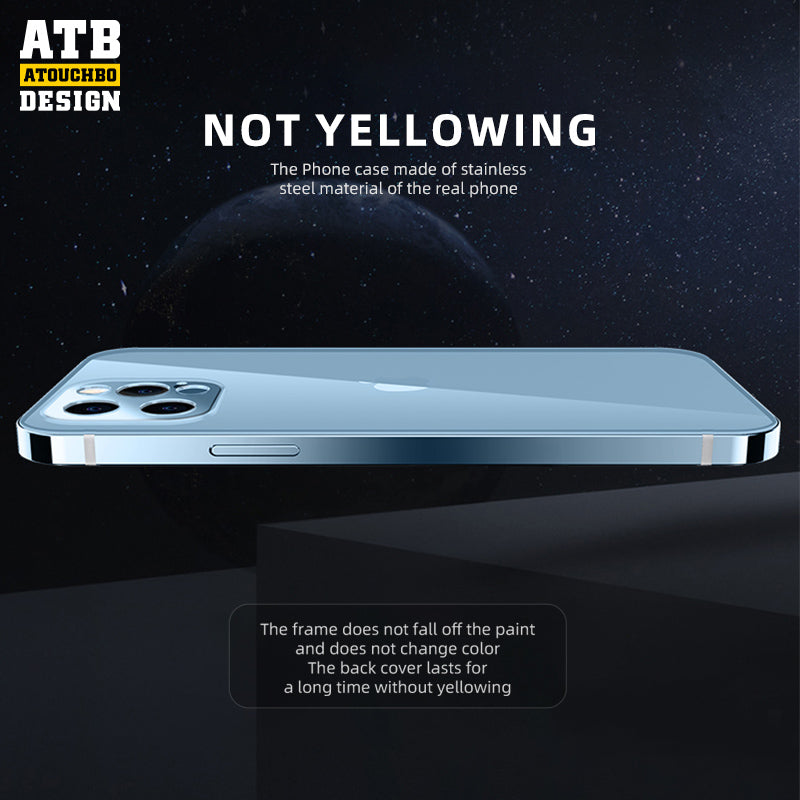 Fast Shipping High Clear ODM OEM ATB High Clear Metal Phone Case for iPhone12-14 phone case