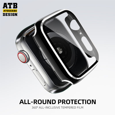 Atb Watch Series Factory Hot Sale Tempered Glass Screen Protector Hard Pc Smart Watch Cover Case For Apple Watch Ultra 49mm