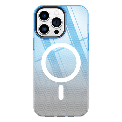 Shockproof Slim Grip Case Gradient Color Change Back Phone Case Cover for iphone 14 case