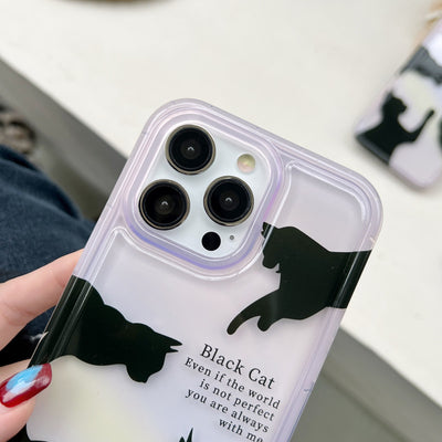 Oem Cat Cartoon Anime Shockproof Mobile Phone Cover Cases Tpu Sublimation Phone Case Blanks For Iphone
