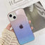 Custom Square Straight Edge Gradient Color Case For iphone 14 pro iphone 12 Clear Cover For iphone 13 pro max Shockproof Case