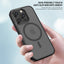 Factory Wholesale Magnetic Semi-transparent Shockproof Mobile Phone Case For IPhone 11 Pro Max