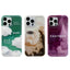 Custom Imd Tpu Phone Case Glitter Pink Marble Phone Case For Iphone 11 12 13 14 Pro Max