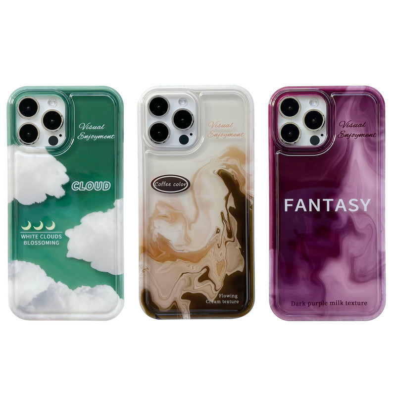 Custom Imd Tpu Phone Case Glitter Pink Marble Phone Case For Iphone 11 12 13 14 Pro Max
