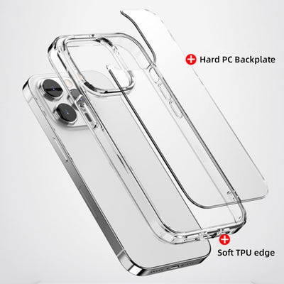 Wholesale Luxury Cell Mobile Phone Case Transparent TPU Phone Case for iphone 14 pro