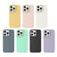 Customized shockproof Color phone case Solid Silicone Mobile Phone Case For iPhone 14 pro max
