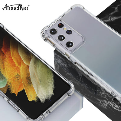 Atouchbo Clear Case for Samsung Galaxy S21 Ultra / S30 Ultra Shockproof Case