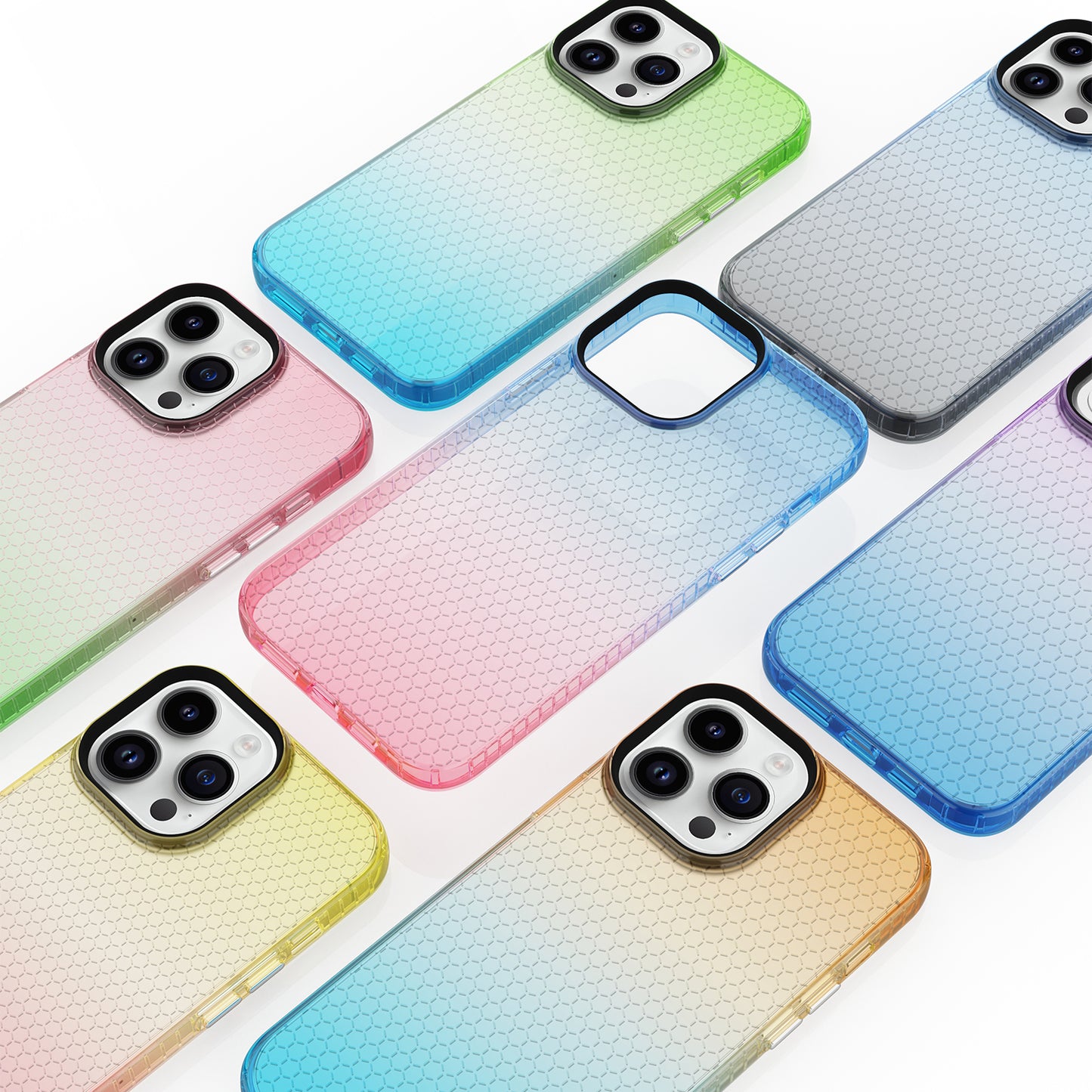 customized fashion design logo girls soft honeycomb pattern phone case for iphone 11 pro