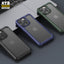 ATB Design Warrior series semi-permeable carbon fiber phone case luxury cover for iphone 11 12 13 14