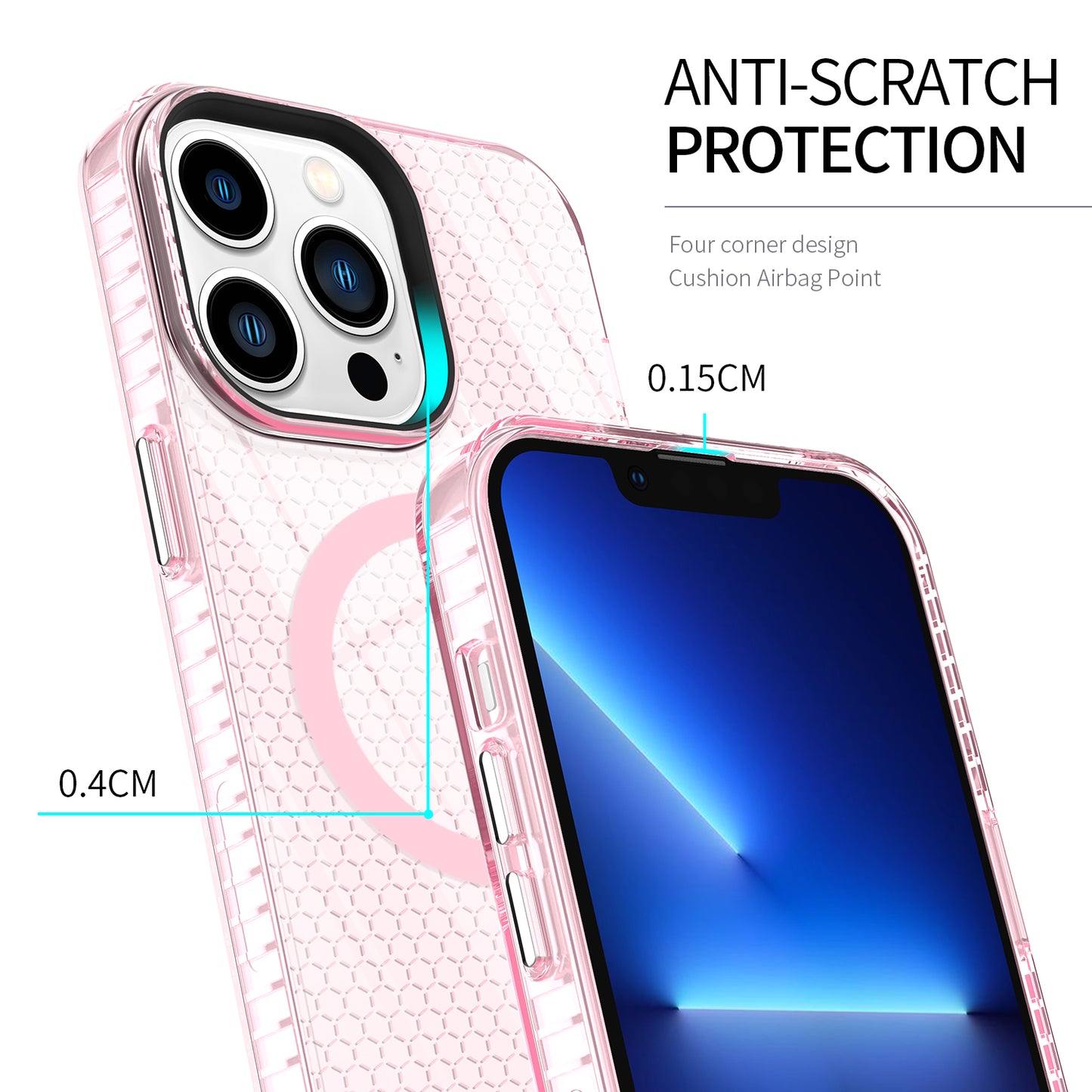 new arrival wireless transparent high clear mobile back cover magnet mobile cell phone case  for iphone 11