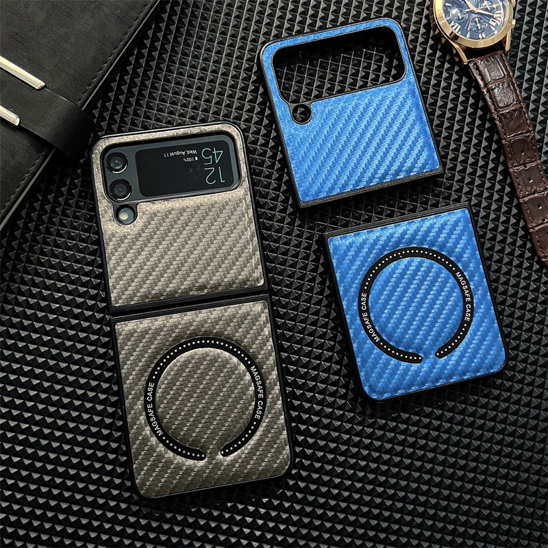 Shockproof Mobile Back Cover Magnetic Magsafes Phone Case For Samsung Galaxy Z Flip 3 Flip 4 Fold 3 Fold 4