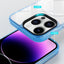 unique design two-color gradient transparent phone case magnetic mobile phone cover for iphone 11
