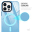 New Clear Wireless Charging Cell Mobile Phone Case solid color Magnetic Phone Cover for iphone 14