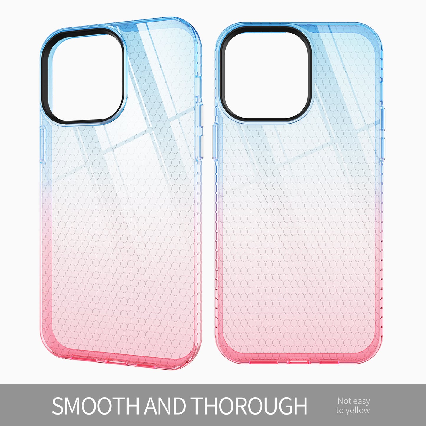 phone case luxury gradient clear soft tpu shockproof cell phone case for iphone 11 pro max