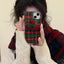 New Fashion Vintage Plaid Small Phone Case candy colorful shockproof cute phone case for iPhone 14