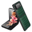 Luxury Transparent clear Magnetic Wireless Charging Case for flip 4 Clear Plating Silicone Cover