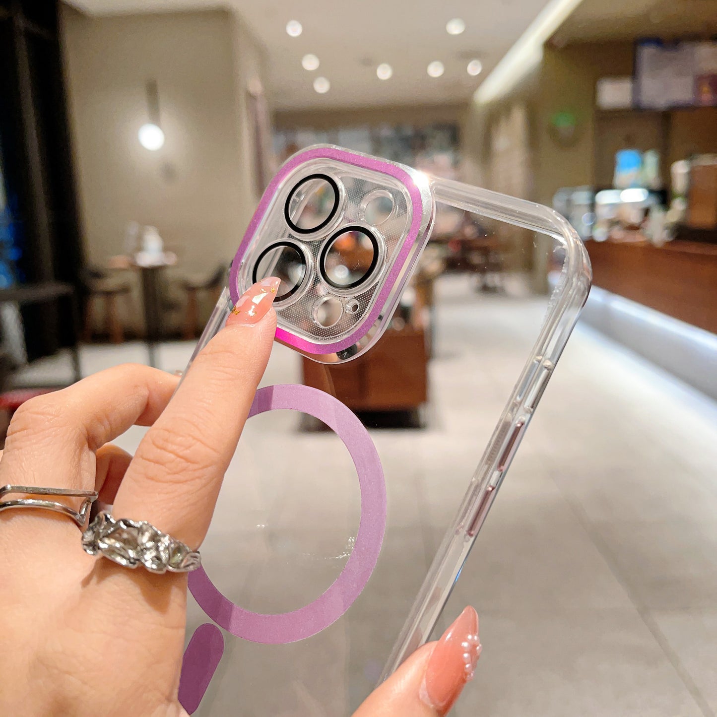 Hot Sale Factory Magnetic Ring Phone Case Soft TPU Protective Phone Cover for iphone 14 pro
