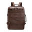 Laptop Backpack Bag Computer Office Business PU Leather Waterproof 15.6 Inch Bag for Men Fashion