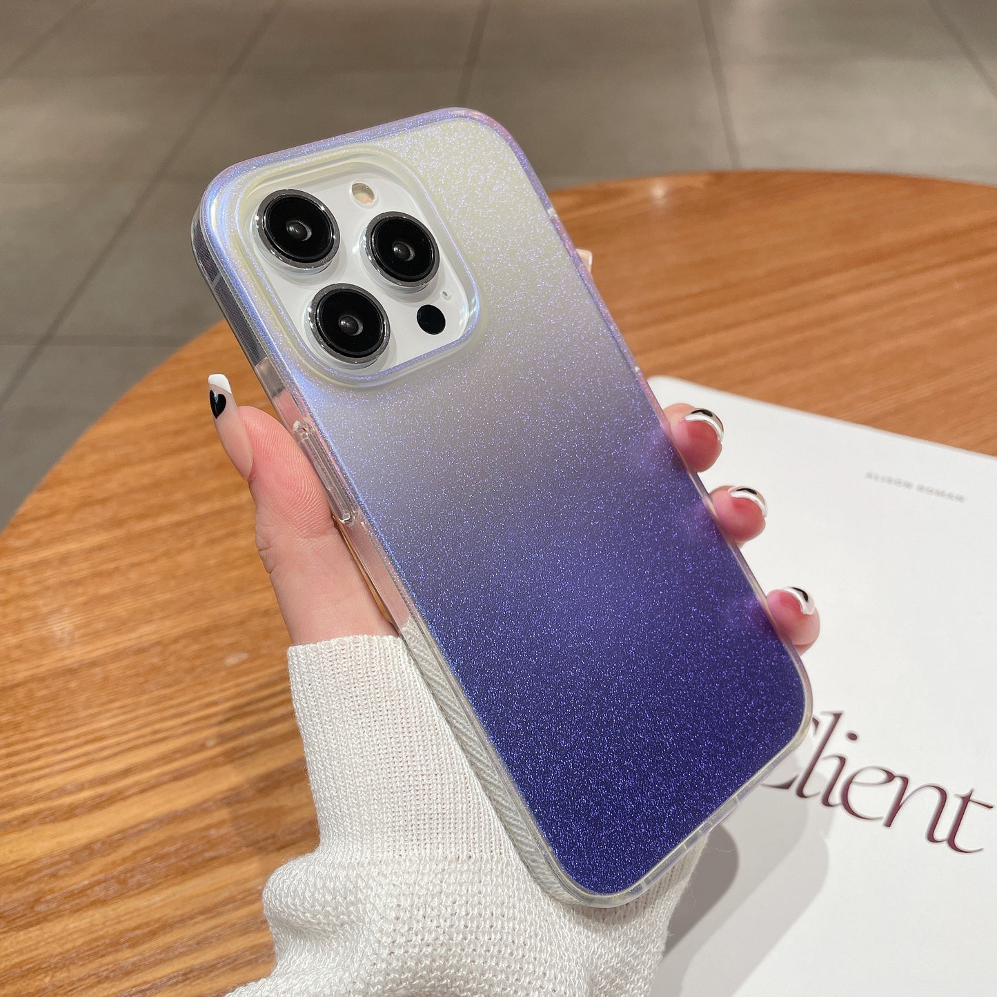 luxury new design phone case 14 pro Gypsophila gradient phone case for iphone 11 12 13 14  mobile cover
