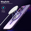 new Designer Luxury Clear Magnetic Suction Wireless Charging Phone Case for iphone 14 pro