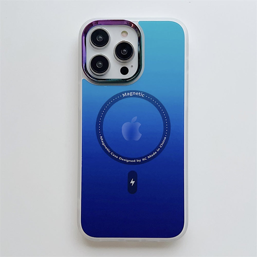 Hot Premium Ultra Slim Gradient Color Cover For iphone 11 promax Square Straight Edge Case For iphone 14 Soft Case