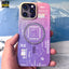 ATB Luxury TPU Cover Magnetic With Camera Protector For Magsafe Wireless Charger Phone Case For Iphone 14 15 Pro Max