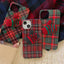New Fashion Vintage Plaid Small Phone Case candy colorful shockproof cute phone case for iPhone 14