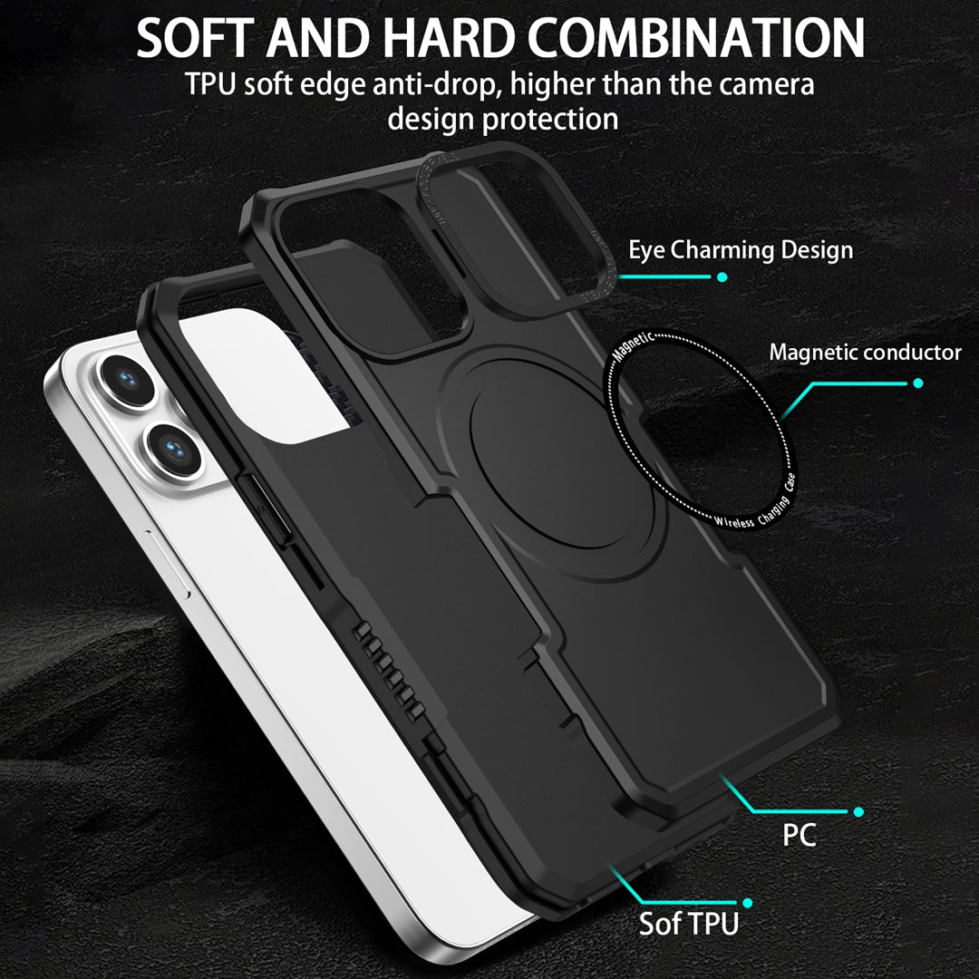 Factory Price Colors Mobile Back Cover TPU PC Shockproof Magnetic Case For iphone x xs max xr 11 pro max 12 13 14 pro max