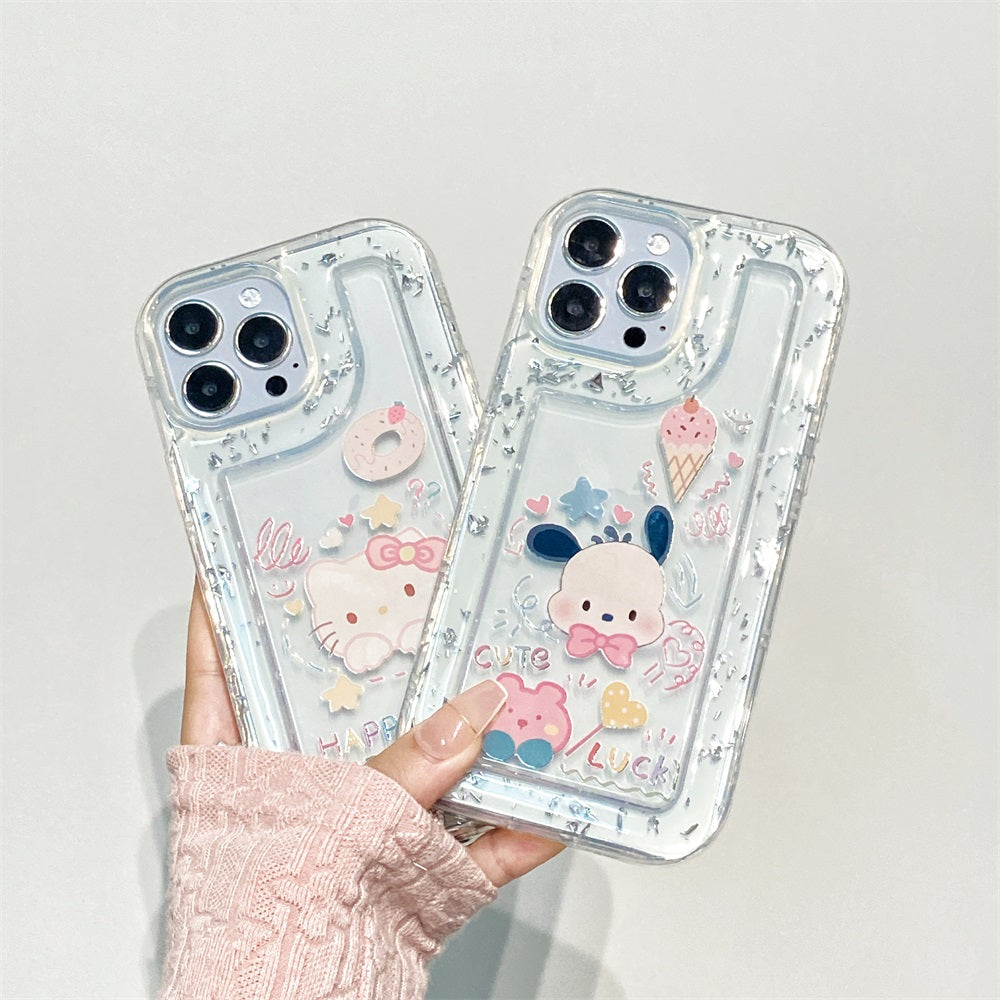 anti-drop clear phone case transparent tpu silicone soft shell cat phone case for iphone 14 pro max