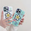 Super quality tpu pc phone case sublimation cute flower phone cover for iphone 12