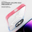 street fashion electroplating colorful gradient tpu pc case for iphone 11 pro clear back cover