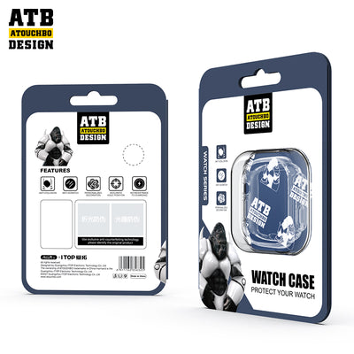 Atb New design Watch Series Anti-oil anti-fingerprint full screen coverage TPU watch case smart phone cover