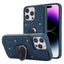 Luxury Shockproof Soft PU Leather Phone Case with Ring Holder Case For iPhone 14 Pro Max 13 Pro