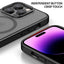 ultra thin transparent frosted cover magnetic  wireless charge mobile phone case for iphone 11 pro max