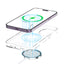 original tpu pc silicon magsafing suction transparent stand phone case for iphone 11 pro